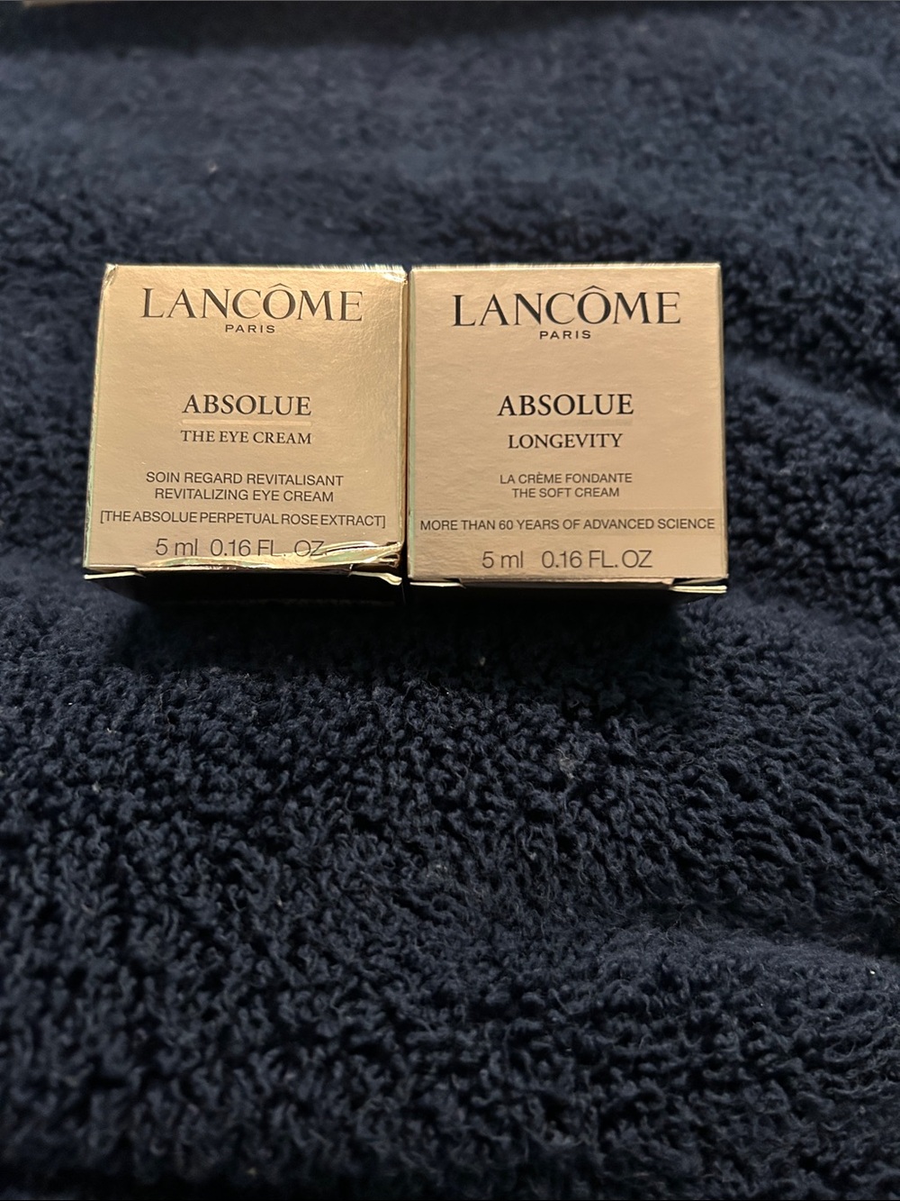 Lancôme Absolue Eye Cream & Longevity The Soft Cream - Gold Boxes
